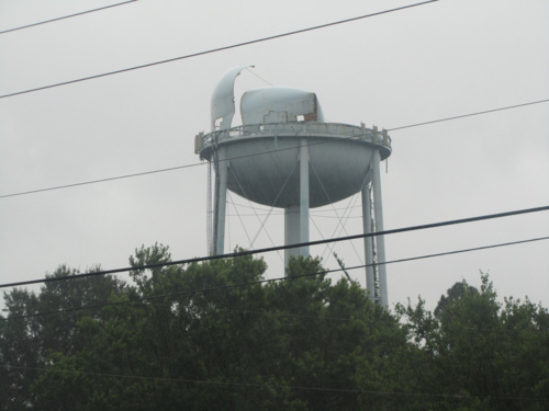 Damaged water